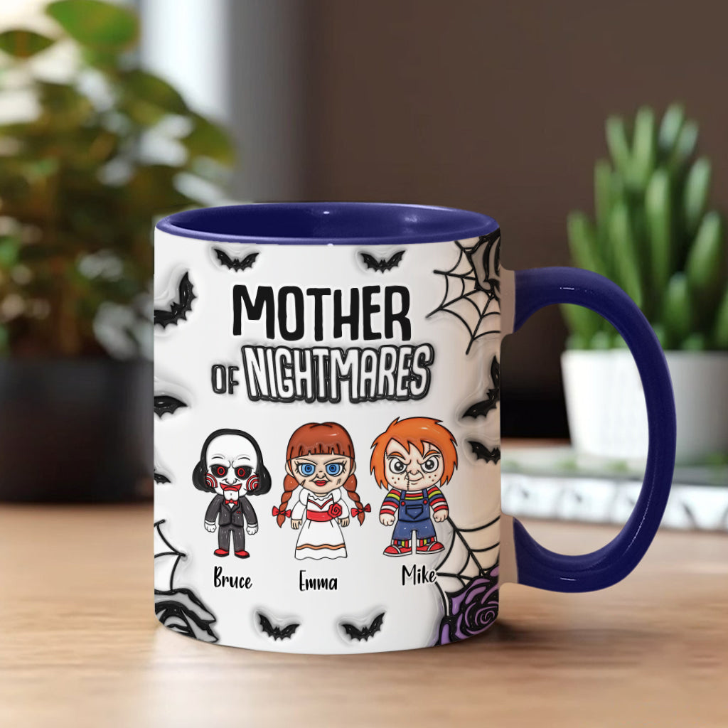 Personalized Mother Accent Mug for Halloween & Birthdays Gift Accent Mug GradoCreations