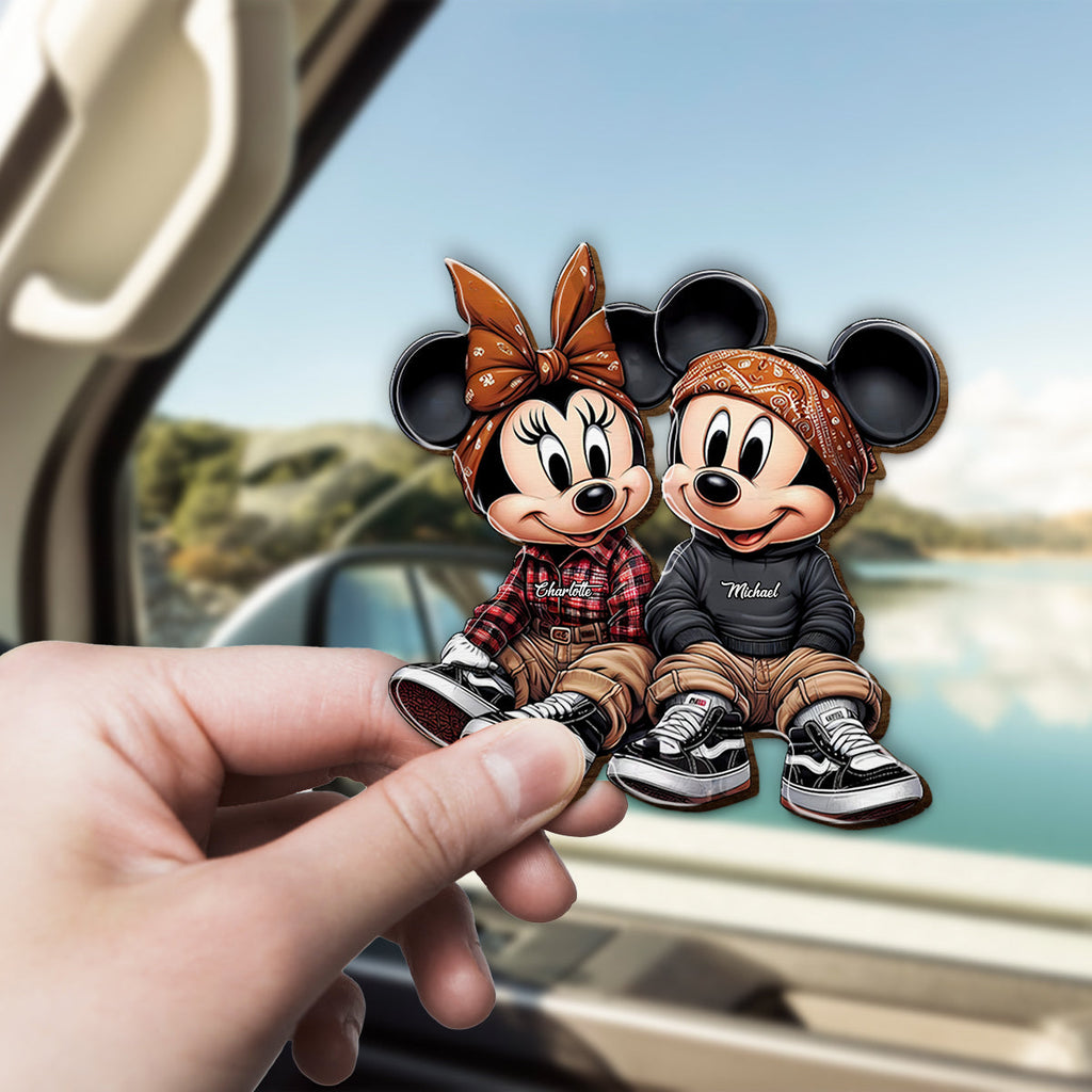 Personalized Mouse Shaped Car Visor Clip Custom Gift Shaped Car Visor Clip GradoCreations