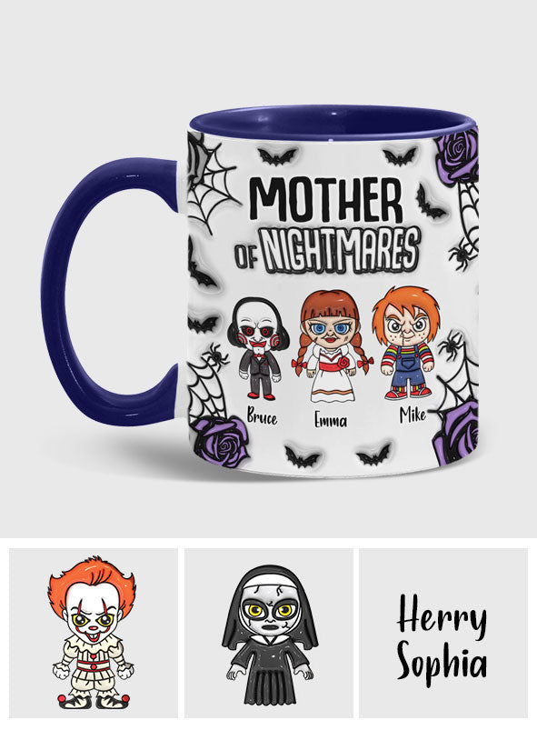Personalized Mother Accent Mug for Halloween & Birthdays Gift Accent Mug GradoCreations