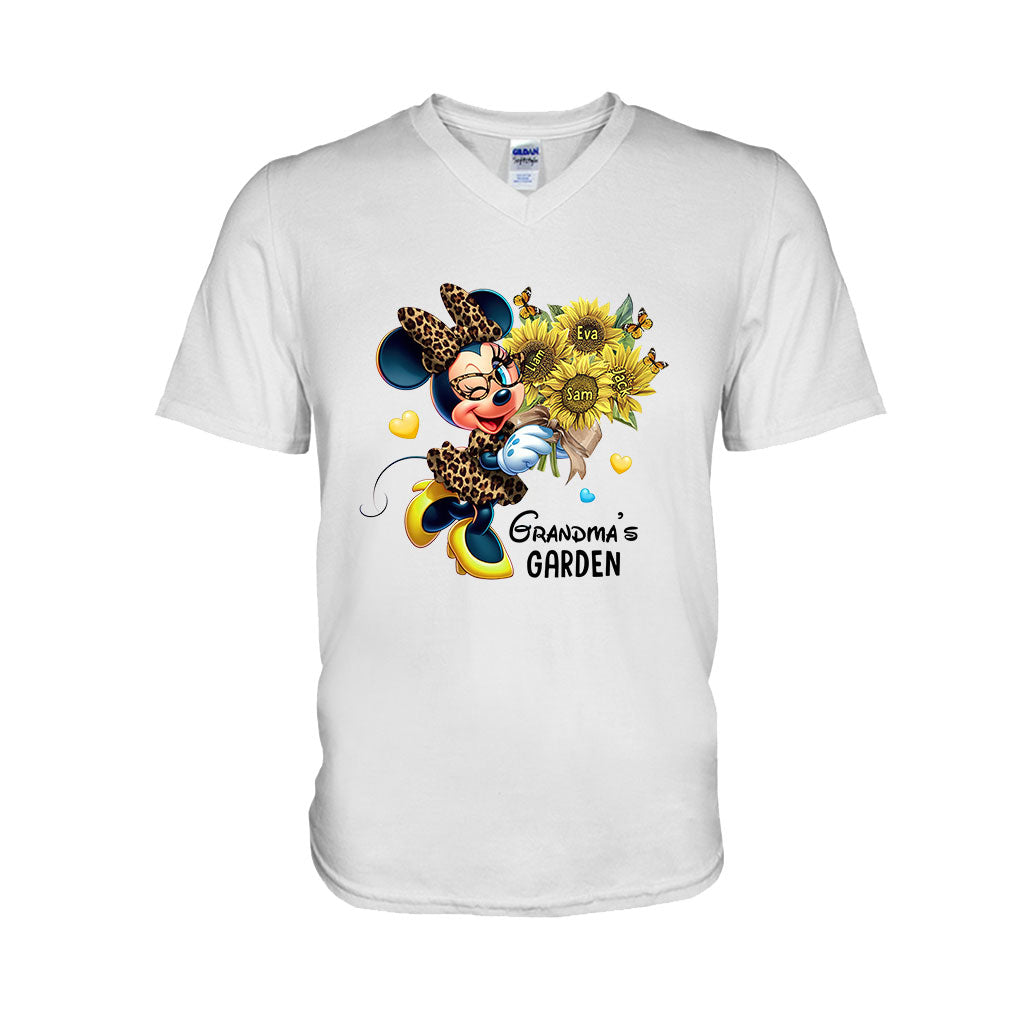 Personalized Grandma's Garden T-shirt & Hoodie with Custom Names Gift T-shirt & Hoodie GradoCreations