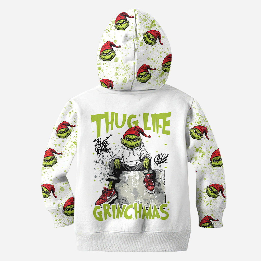 Personalized Grinch Hoodie & Leggings Set Custom Name Gift for Christmas Hoodie & Leggings GradoCreations