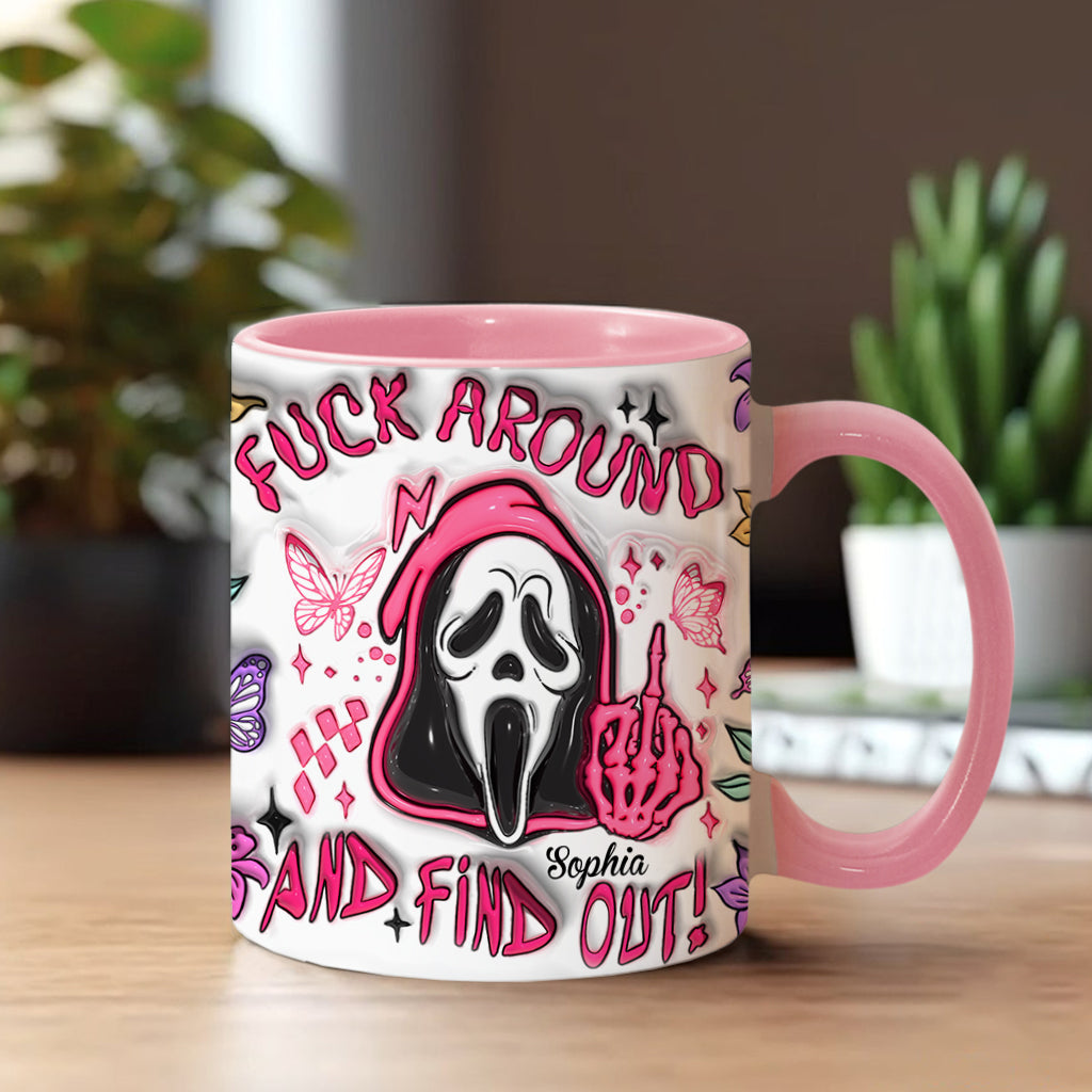 Personalized Funny Accent Mug Custom Name Gift for Friend Accent Mug GradoCreations
