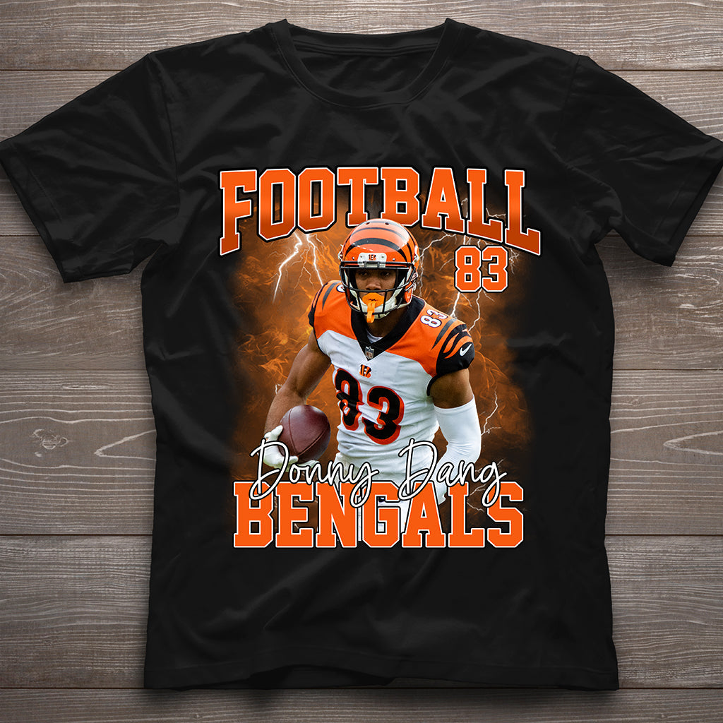 Personalized Football T-Shirt and Hoodie Custom Game Day Gift T-shirt & Hoodie GradoCreations