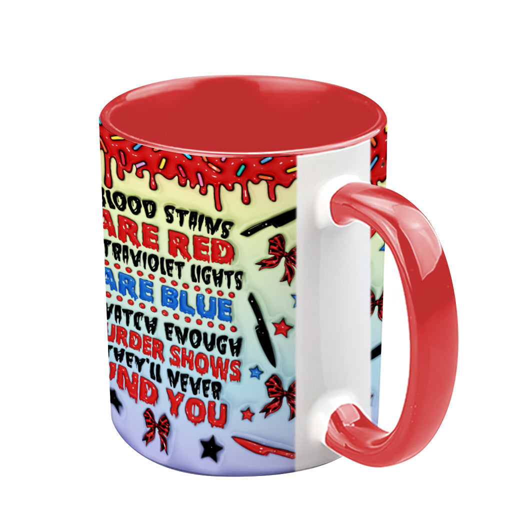 Personalized Accent Mug for Murder Mystery Lovers - Fun Gift Accent Mug GradoCreations