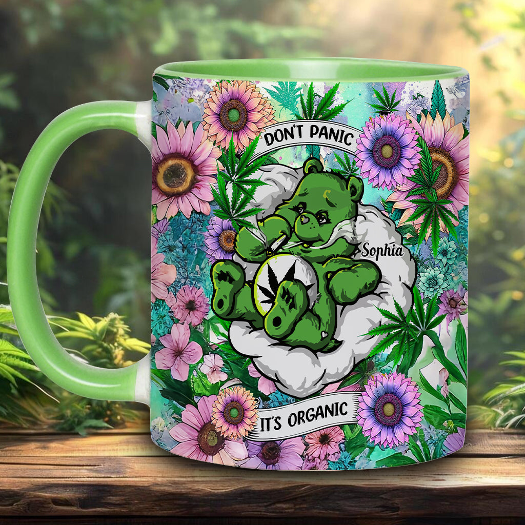 Personalized Weed Accent Mug Custom Name Gift for Her Accent Mug GradoCreations