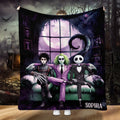 Personalized Cool Guys Blanket Soft Flannel Custom Name Gift for Halloween Blanket GradoCreations