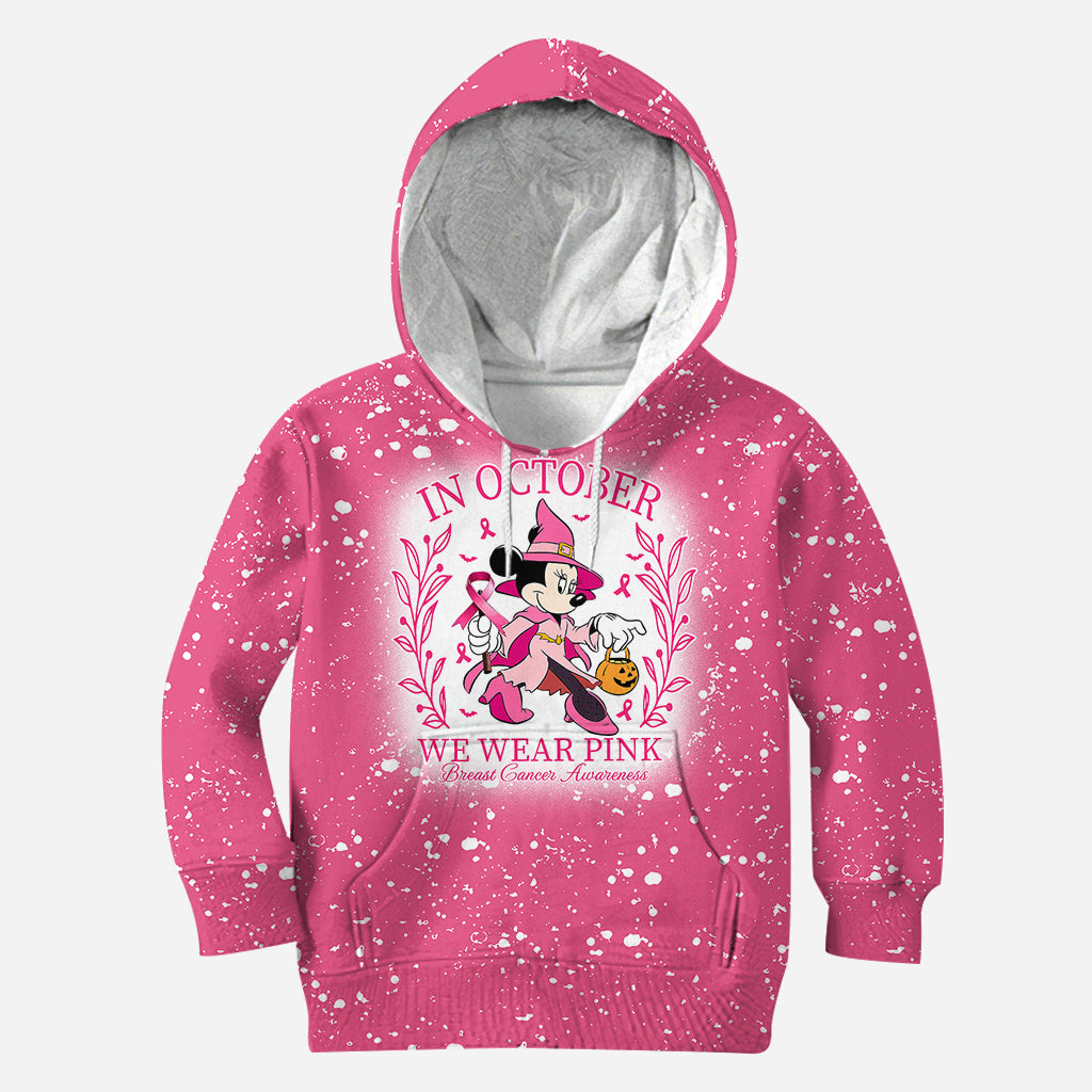 Personalized Breast Cancer Awareness Hoodie & Leggings Set with Custom Design Hoodie & Leggings GradoCreations
