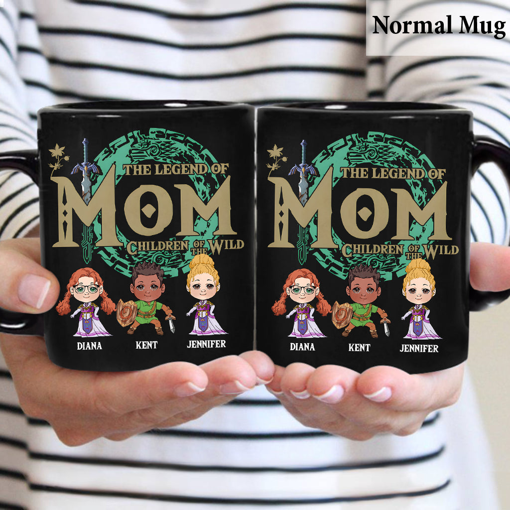 Personalized Legend of Mom Mug Custom Family Names Gift Mug GradoCreations