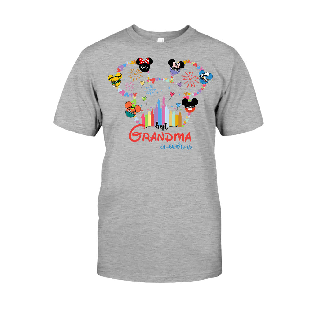 Personalized Best Grandma Ever T-Shirt & Hoodie Gift for Mom T-shirt & Hoodie GradoCreations