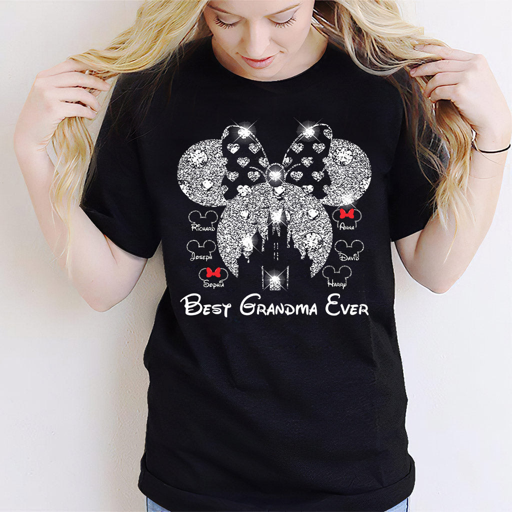 Personalized Best Grandma Ever Mouse T-shirt & Hoodie Gift T-shirt & Hoodie GradoCreations