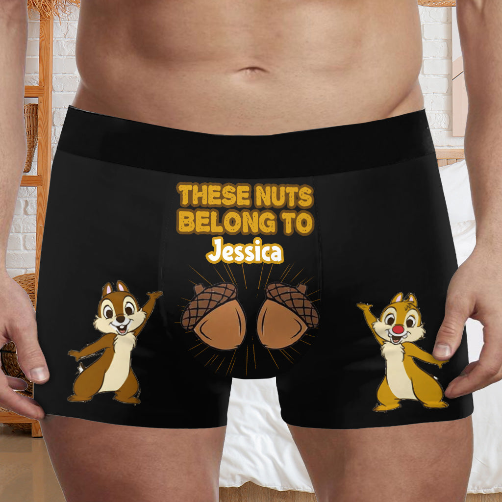 Personalized Men's Boxer Briefs Custom Name Gift for Him Men Boxer Briefs GradoCreations