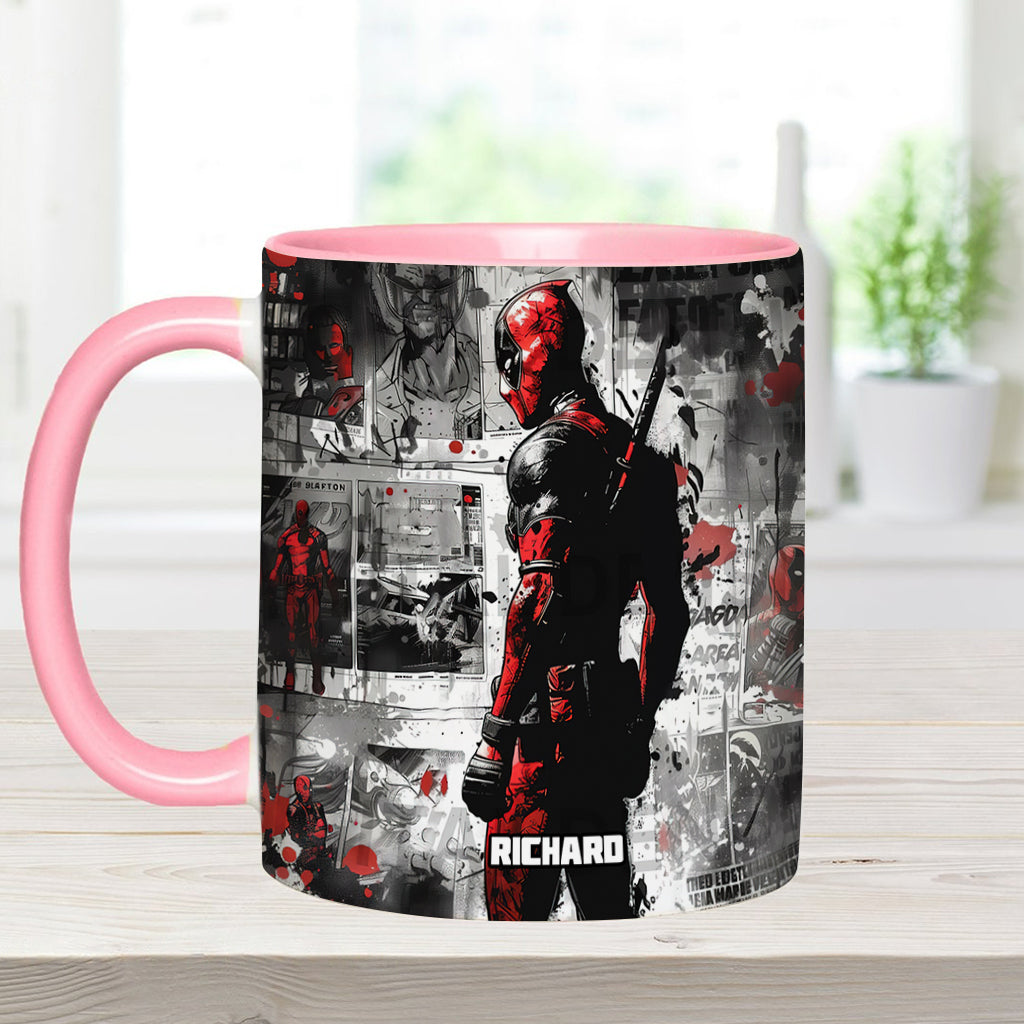 Personalized Psychopath Accent Mug Custom Name Gift Idea Accent Mug GradoCreations