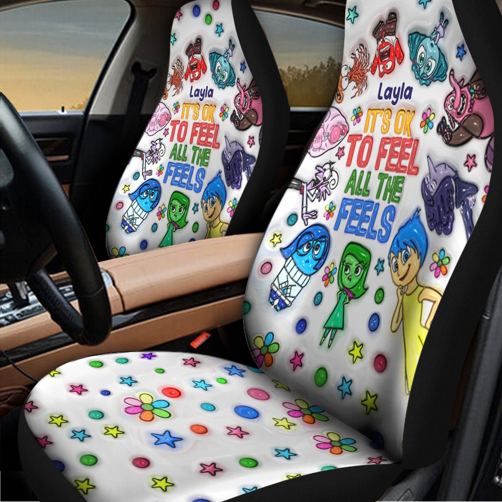 Personalized Car Seat Covers with Fun Design for Kids Gift Seat Covers GradoCreations