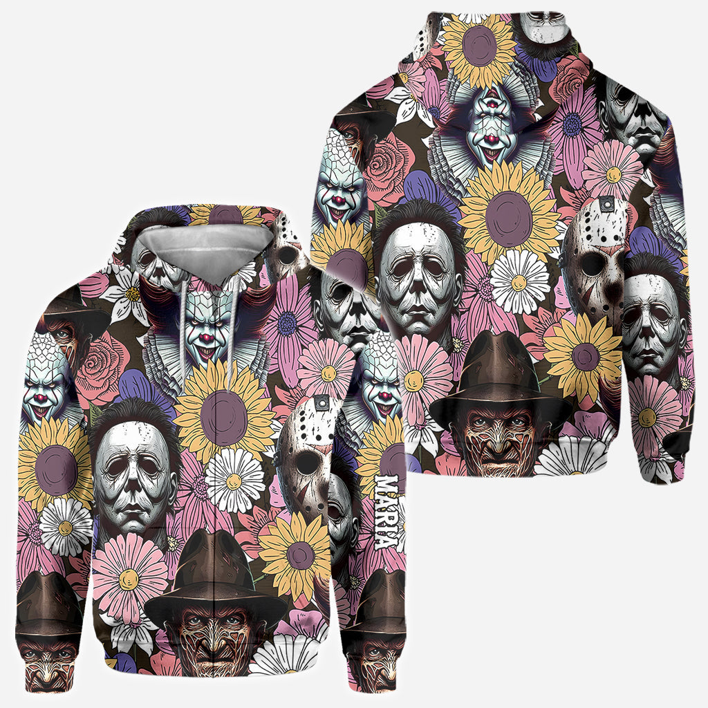 Personalized Horror Themed All Over Shirt Custom Design Gift All Over Shirt GradoCreations