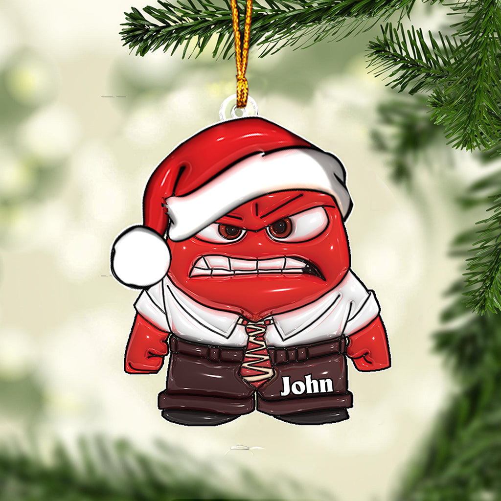 Personalized Acrylic Christmas Ornament Custom Name Gift Custom Shaped Ornament GradoCreations