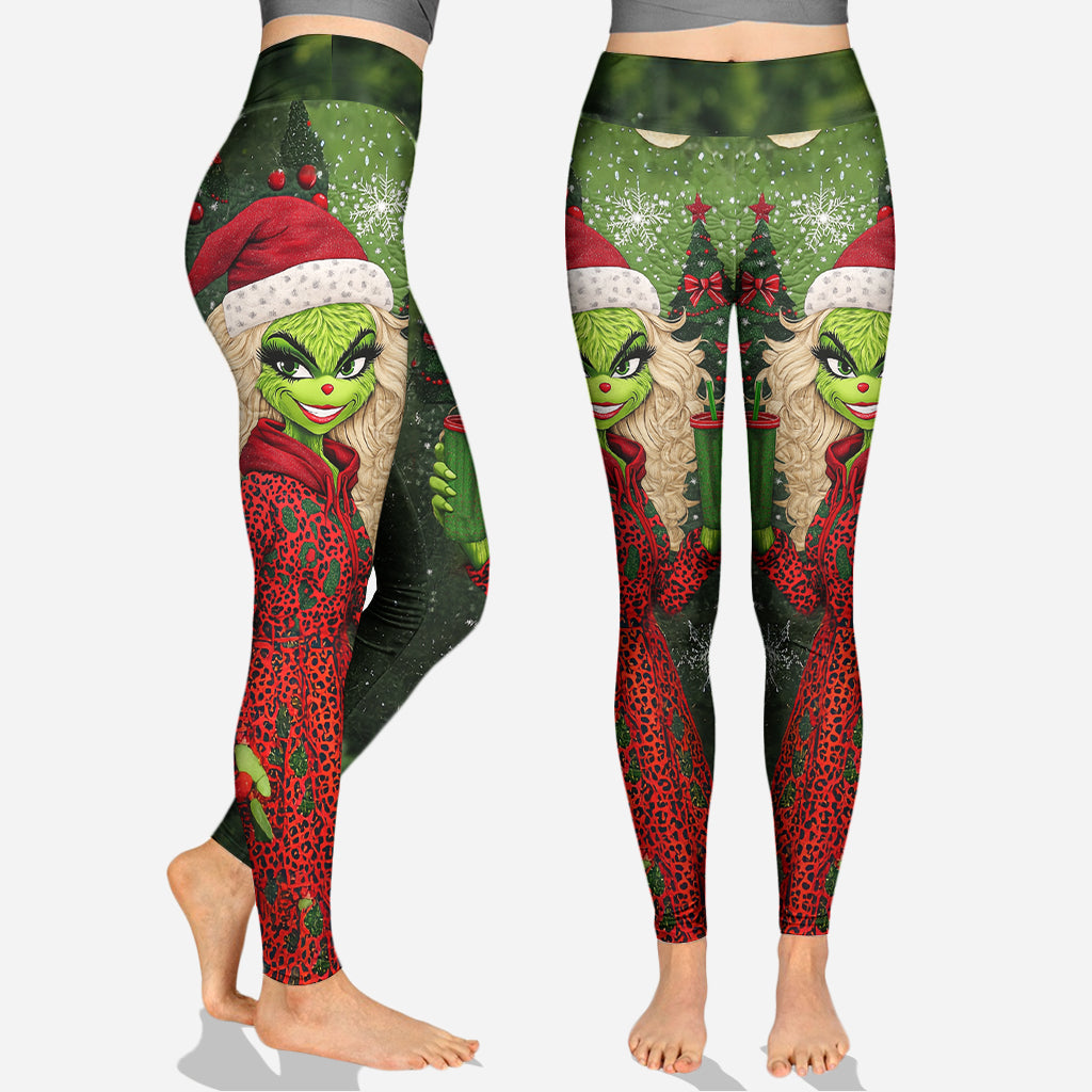 Personalized Christmas Hoodie and Leggings Set for Women Hoodie & Leggings GradoCreations