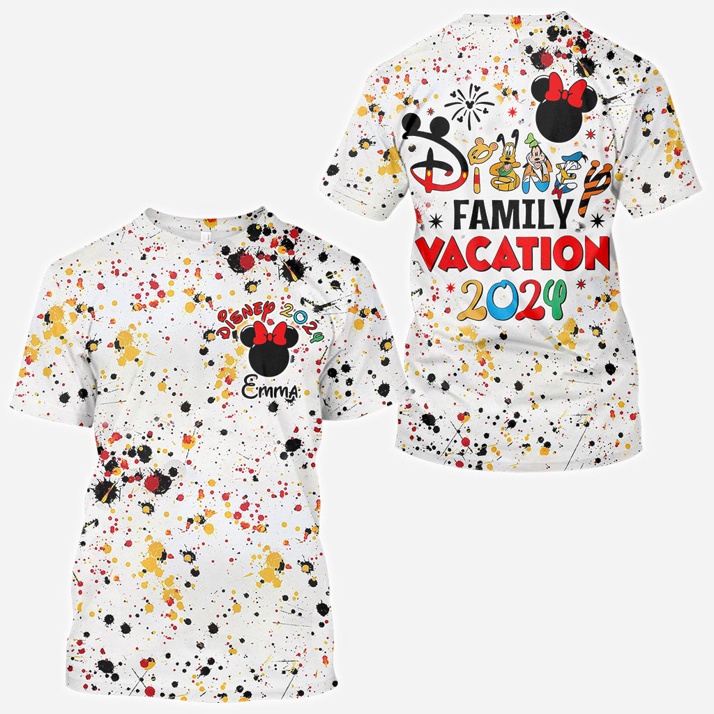 Personalized Disney Family Vacation All Over Shirt for Kids All Over Shirt GradoCreations