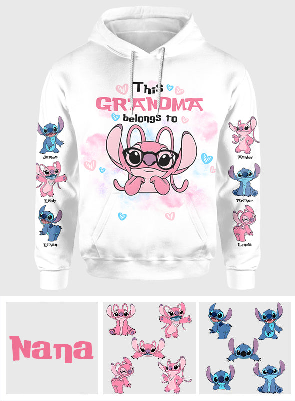 Custom Grandma All Over Shirt with Personalization - Unique Gift All Over Shirt GradoCreations