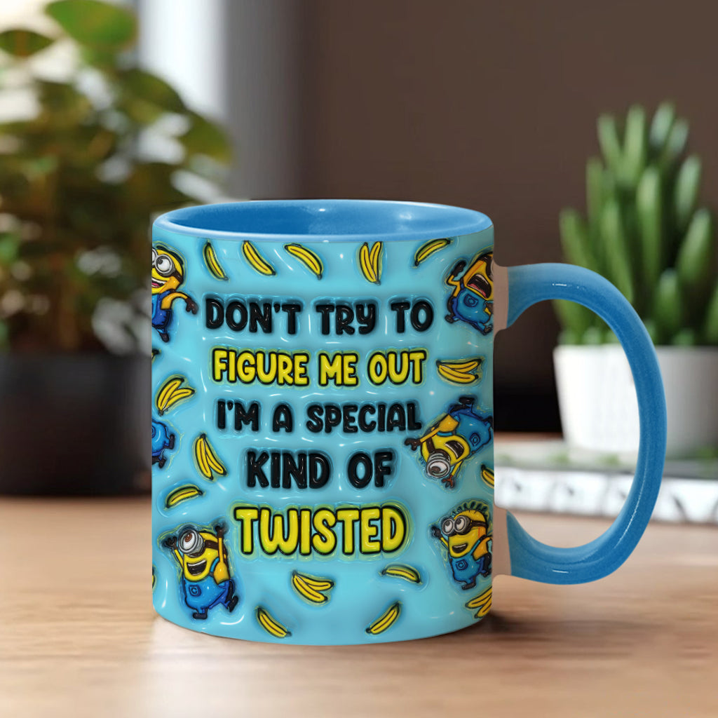 Personalized Minion Mug Custom Name Gift Idea for Kids Accent Mug GradoCreations