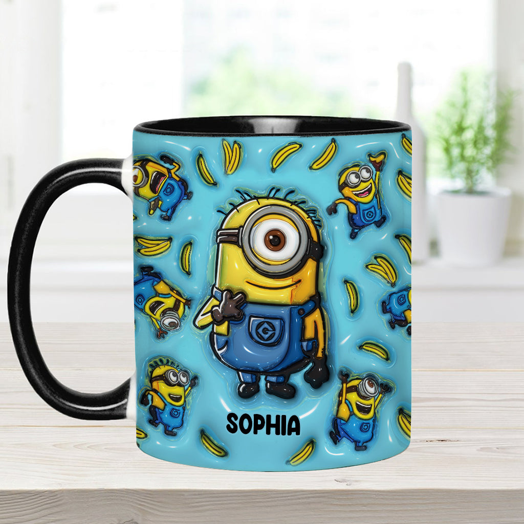 Personalized Ceramic Accent Mug Funny Quote Custom Name Gift Accent Mug GradoCreations
