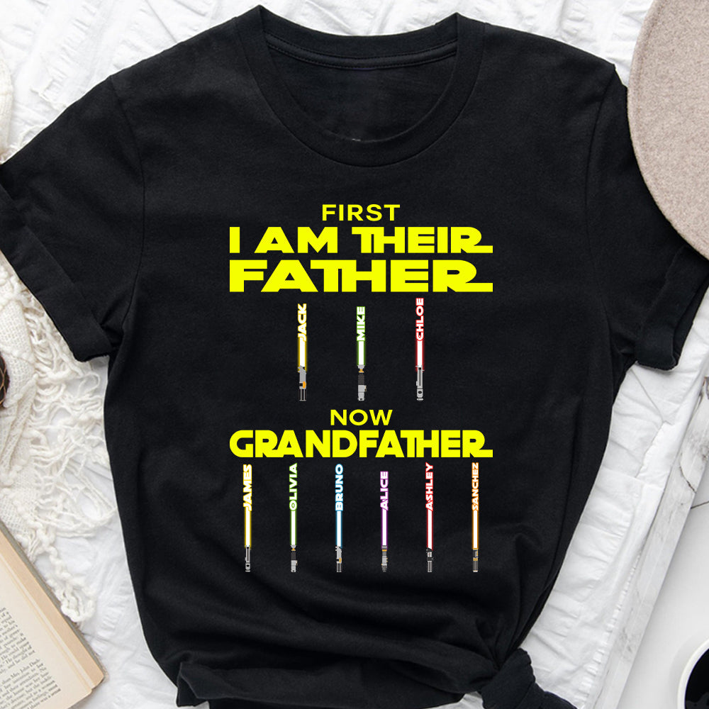 Personalized Star Wars Father Grandfather T-Shirt & Hoodie Gift T-shirt & Hoodie GradoCreations