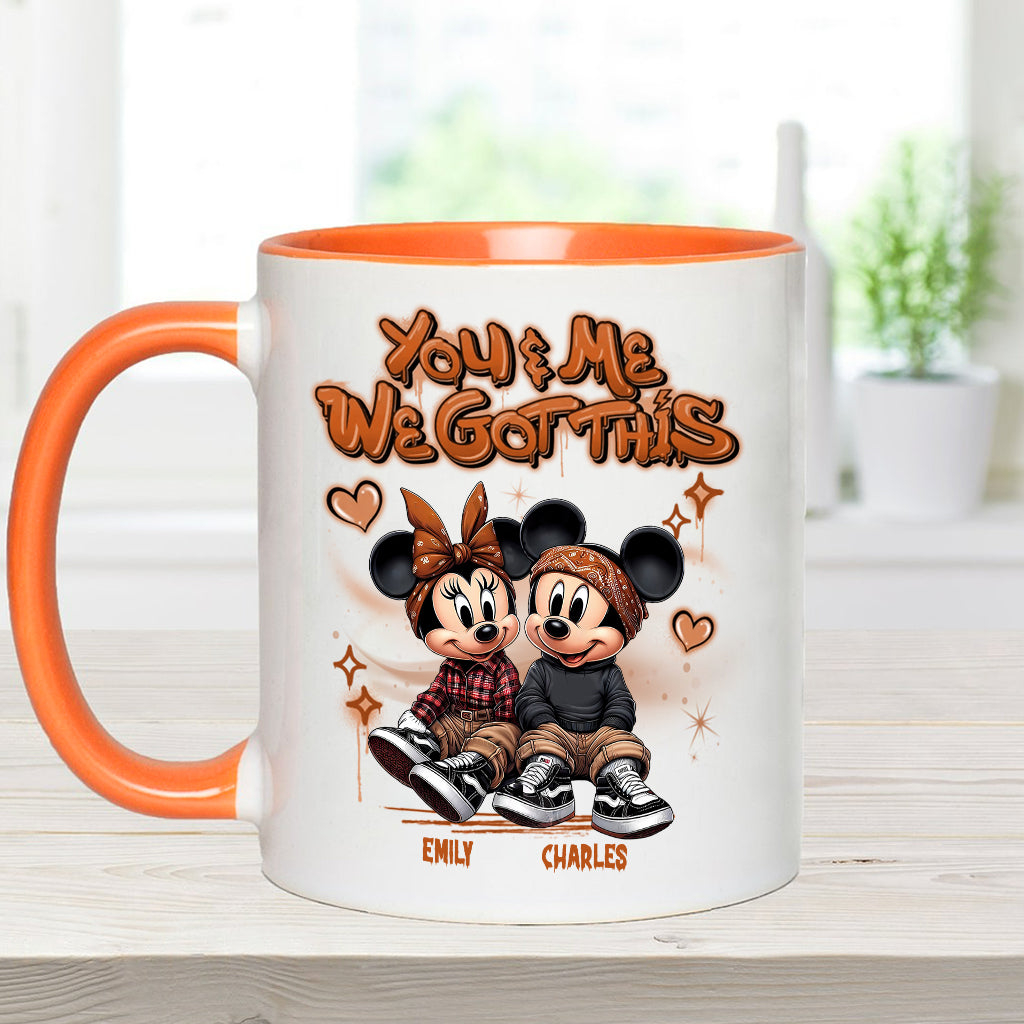 Personalized We Got This Accent Mug Custom Name Gift for Couples Accent Mug GradoCreations
