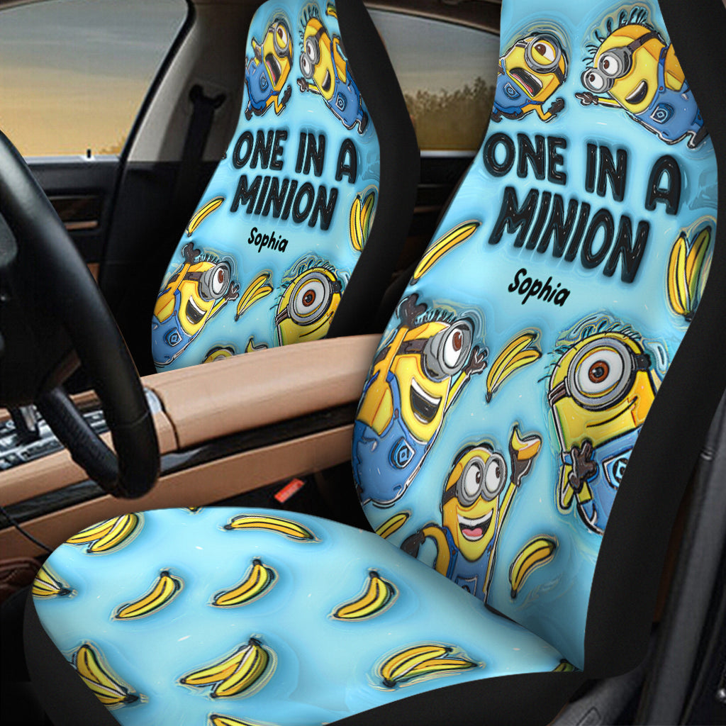 Personalized Minion Seat Covers Custom Name Gift for Kids Seat Covers GradoCreations