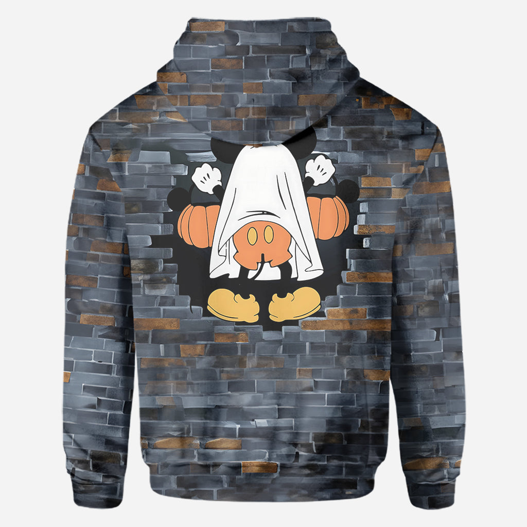 Funny Personalized Ghost Mouse All Over Shirt for Kids & Adults All Over Shirt GradoCreations