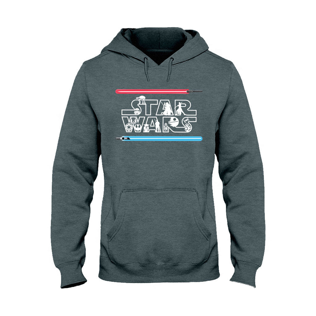 Personalized Star Wars T-shirt and Hoodie Gift for Fans T-shirt & Hoodie GradoCreations