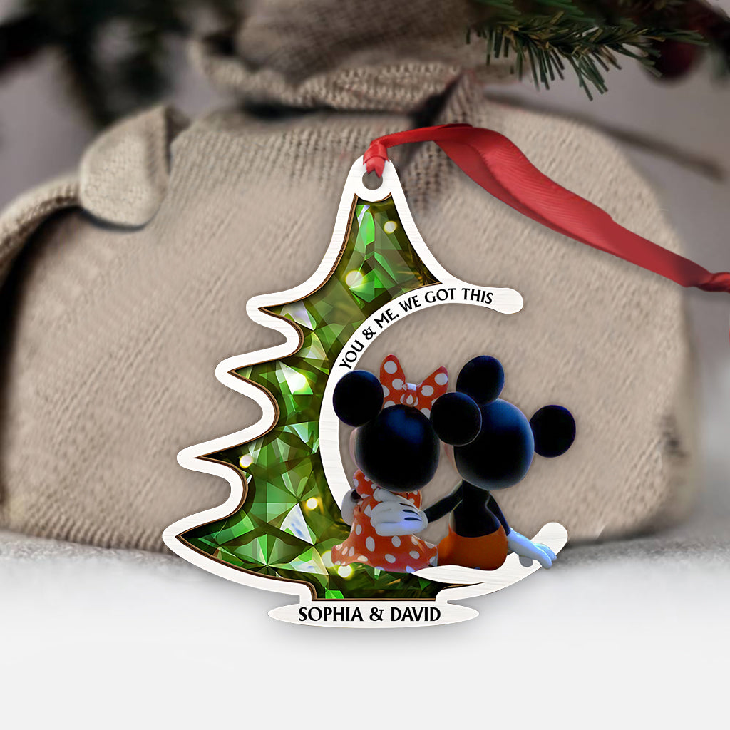 Personalized Mouse Christmas Ornament Custom Name Gift Ornament GradoCreations