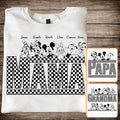 Personalized Vintage Checkered Mouse T-Shirt & Hoodie for Mom and Dad T-shirt & Hoodie GradoCreations