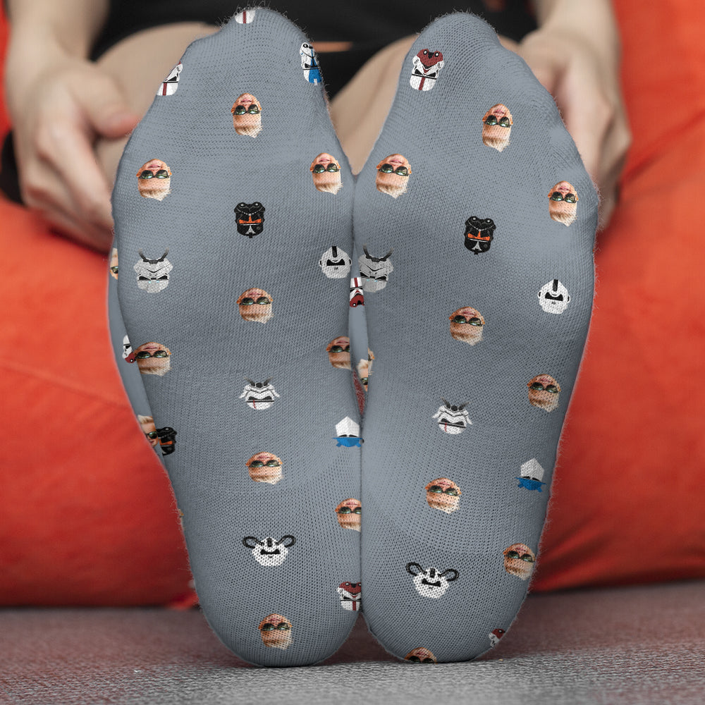 Personalized Dad Socks with Custom Photos for Father's Day Gift Socks GradoCreations