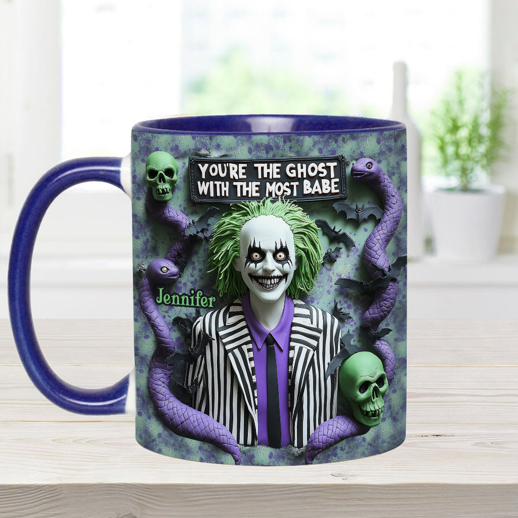 Personalized Accent Mug You're The Ghost With The Most Gift Accent Mug GradoCreations