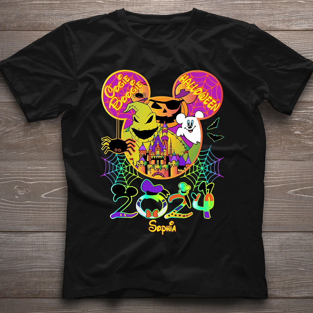Personalized Halloween Mouse T-Shirt & Hoodie Custom Name Gift T-shirt & Hoodie GradoCreations
