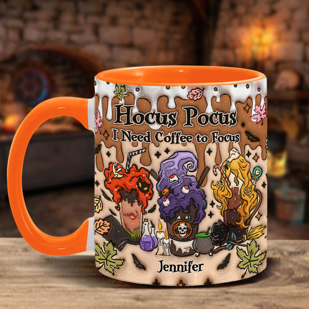 Personalized Three Witches Accent Mug for Fall Coffee Lovers Accent Mug GradoCreations