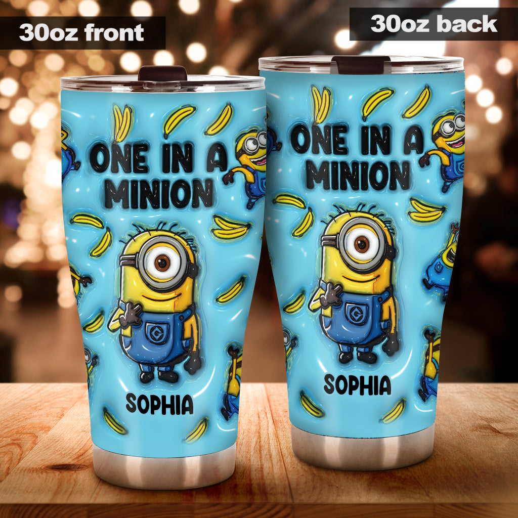 Personalized Minion Tumbler Custom Name Gift for Kids Tumbler GradoCreations