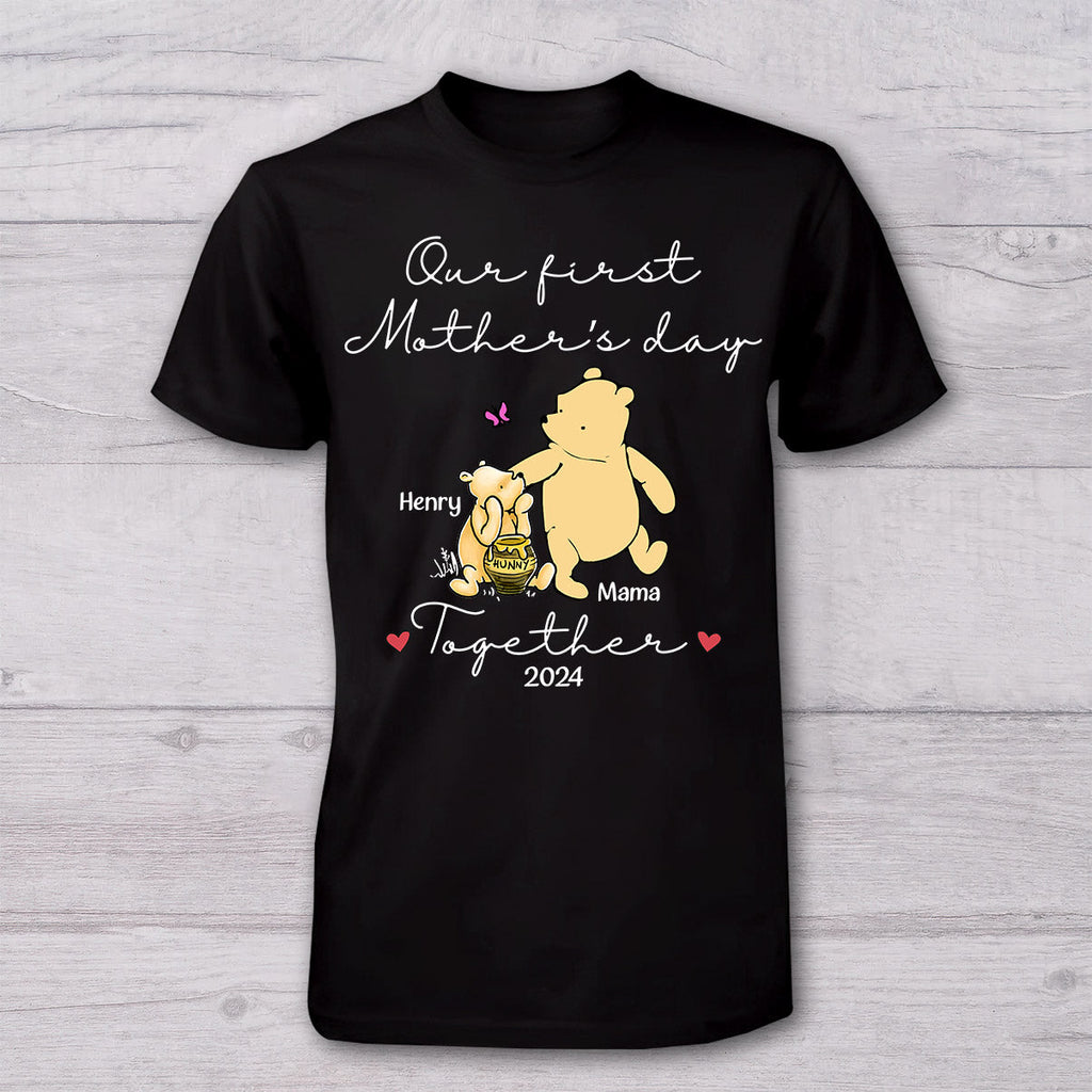 Personalized Mouse T-shirt and Baby Onesie for First Mother's Day Gift T-shirt And Baby Onesie GradoCreations