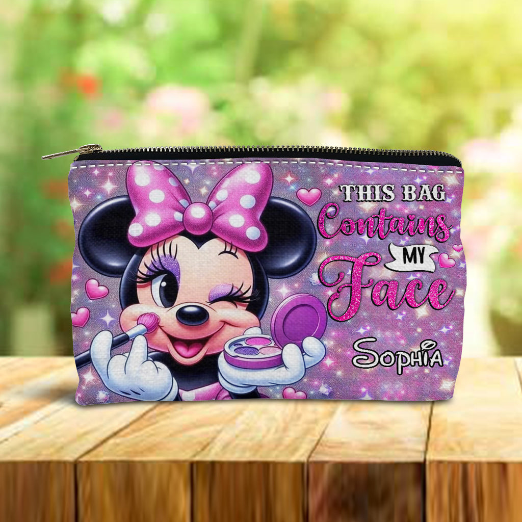 Personalized Mouse Pouch with Cute Character Design for Girls Pouch GradoCreations