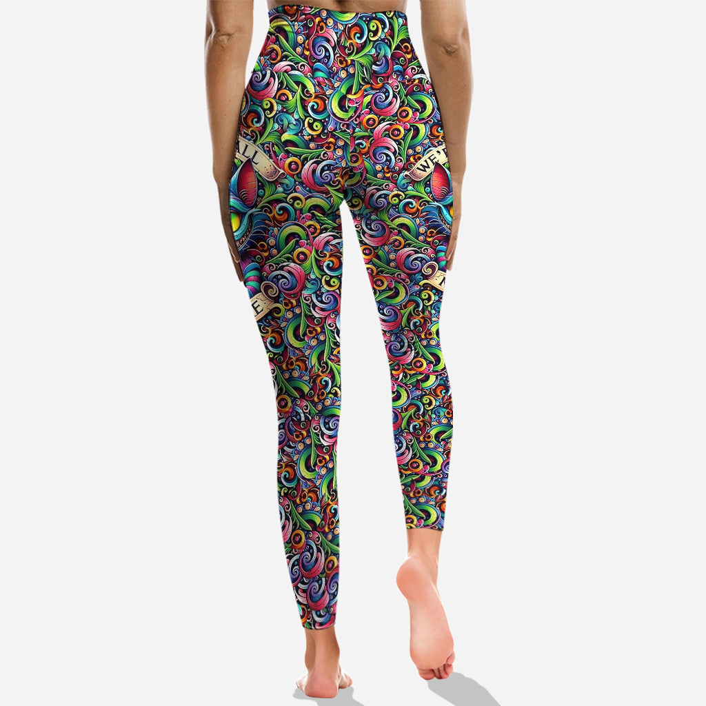 Personalized Cat Design Hoodie & Leggings Set for Women Hoodie & Leggings GradoCreations