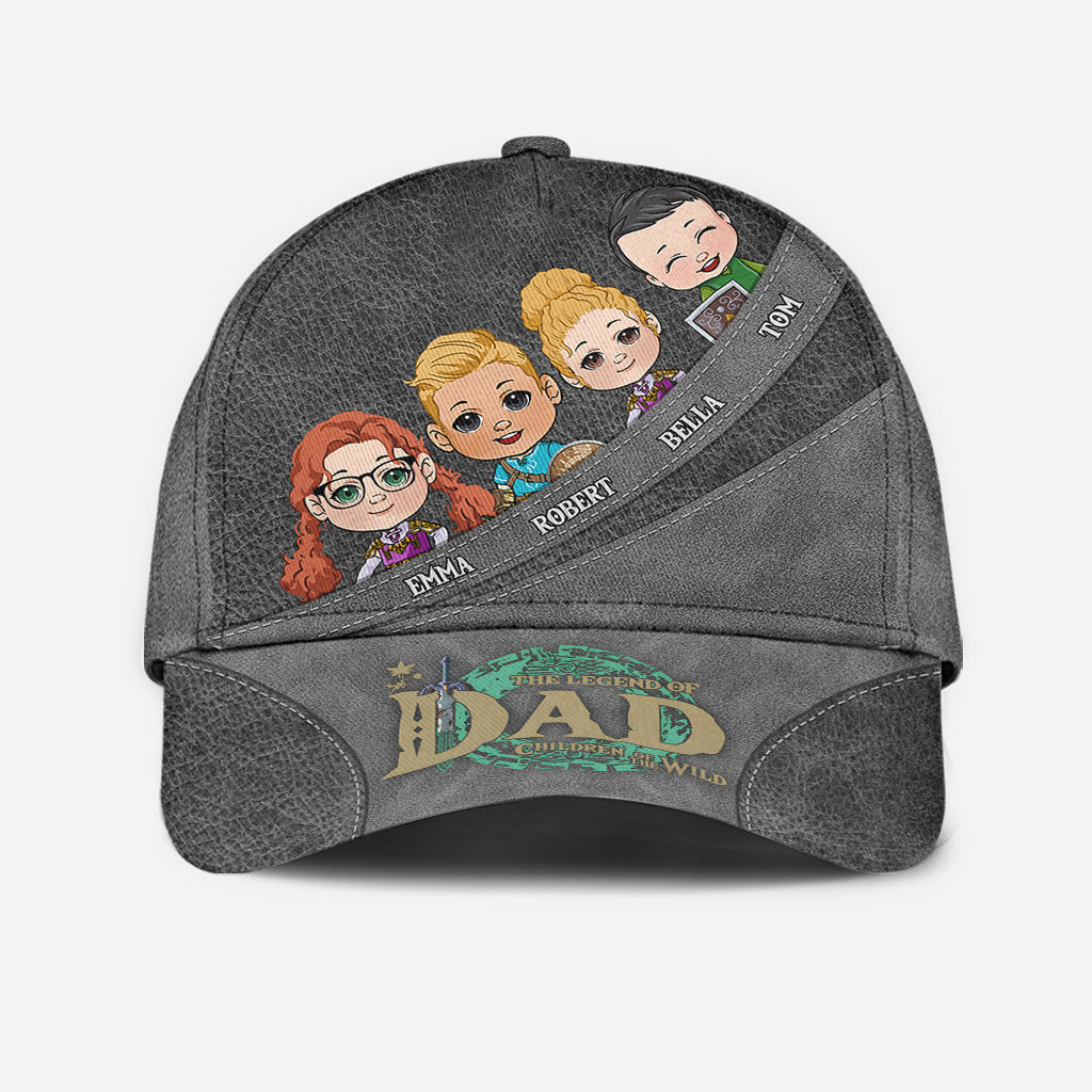 Personalized Classic Cap for Dad & Mom with Family Design Classic Cap GradoCreations