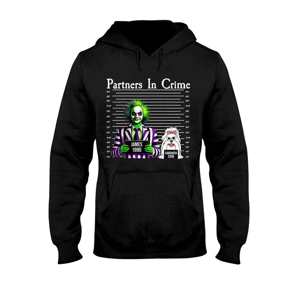 Personalized Partners In Crime T-shirt & Hoodie for Mom/Dad T-shirt & Hoodie GradoCreations