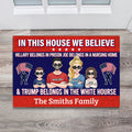 Custom Family Doormat with Personalized Text for Front Entry Doormat GradoCreations