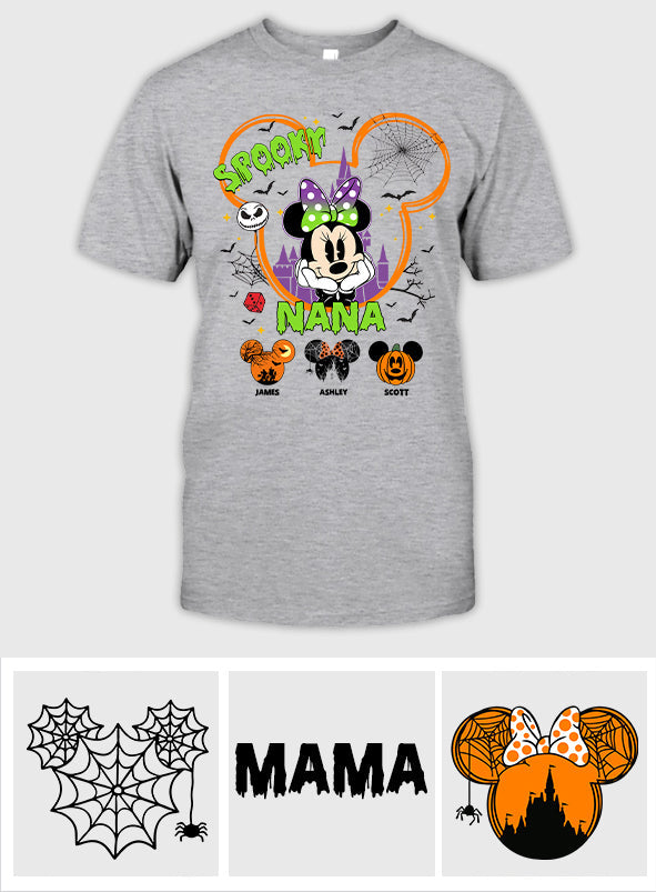Personalized Spooky Nana T-shirt & Hoodie for Grandma T-shirt & Hoodie GradoCreations