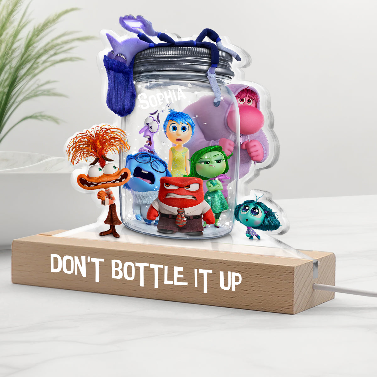 Personalized Shaped LED Night Light Custom Name Gift for Kids Shaped Led Night Light GradoCreations