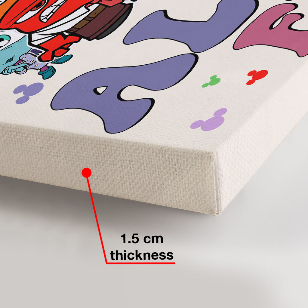 Personalized Canvas Print Safe Space Feelings Gift for Teacher Canvas And Poster GradoCreations