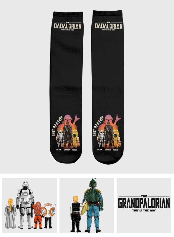 Personalized Best Dad Ever Socks Custom Name Gift for Dad Socks GradoCreations