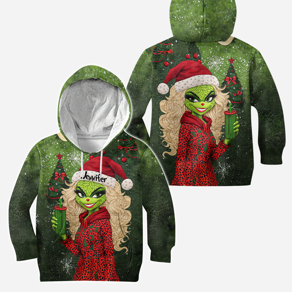 Personalized Christmas Hoodie and Leggings Set for Women Hoodie & Leggings GradoCreations