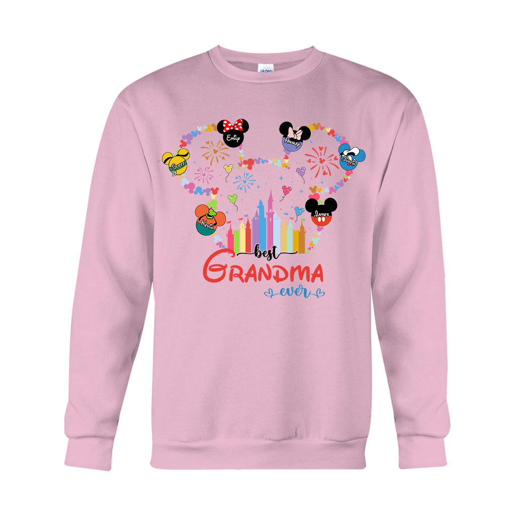 Personalized Best Grandma Ever T-Shirt & Hoodie Gift for Mom T-shirt & Hoodie GradoCreations