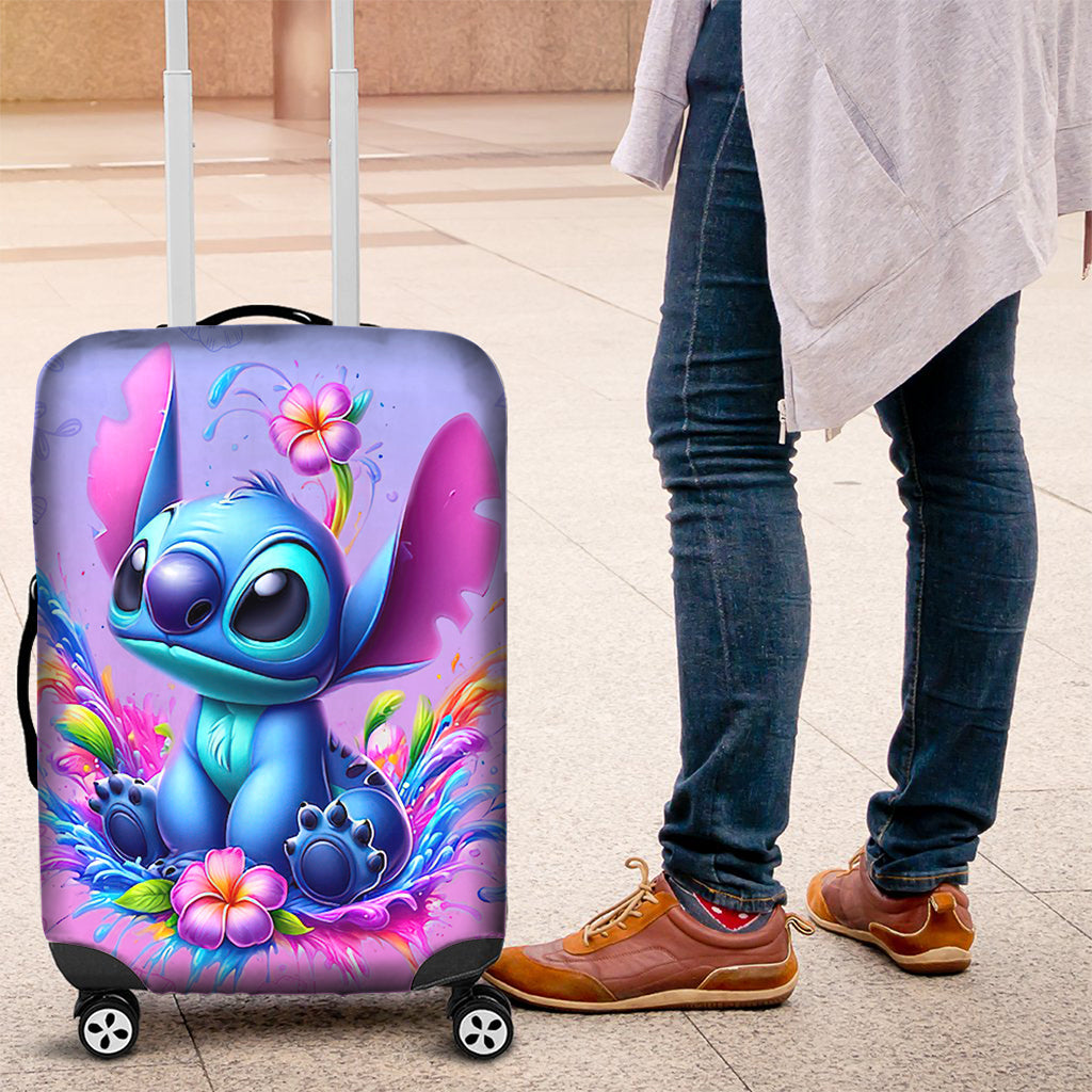 Personalized Ohana Luggage Cover Custom Name Gift for Travel Luggage Cover GradoCreations
