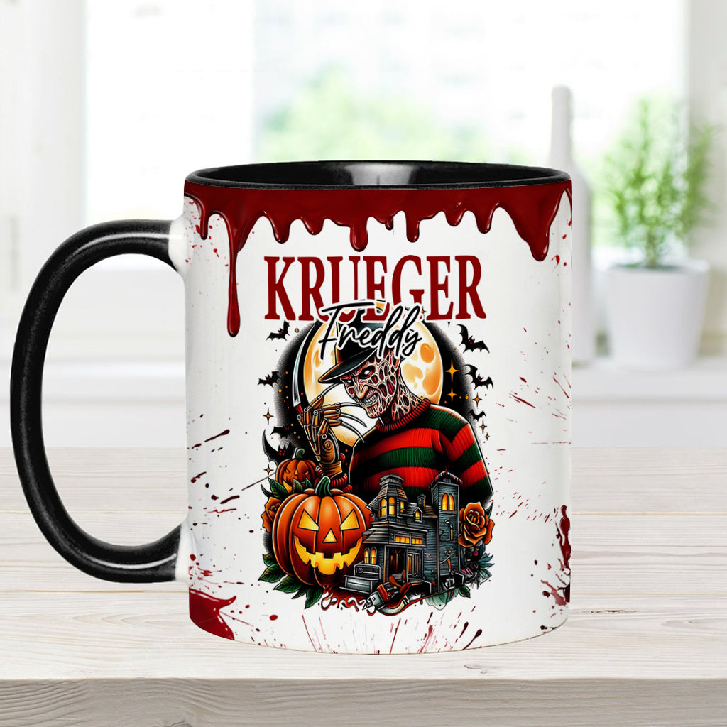 Personalized Horror Accent Mug Custom Name Gift for Fans Accent Mug GradoCreations